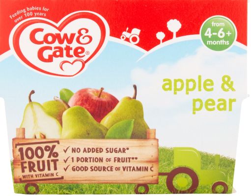 Cow Gate Epla Og Peru Mauk Med Vitamin C Fyrir 4 36 Manada 4 X 100 G 400 G Ut I Bud Er Svooo Buid Fadu Matvoruna Heim Ad Dyrum